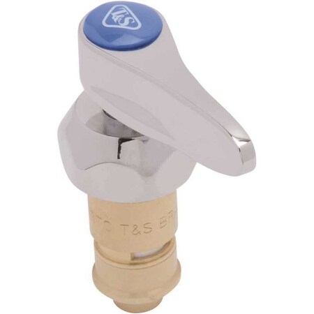 T & S Brass & Bronze Works T&S BRASS Cerama LTC Cold with Check Valve Lever Handle and Bonnet New Style 012447-25NS
